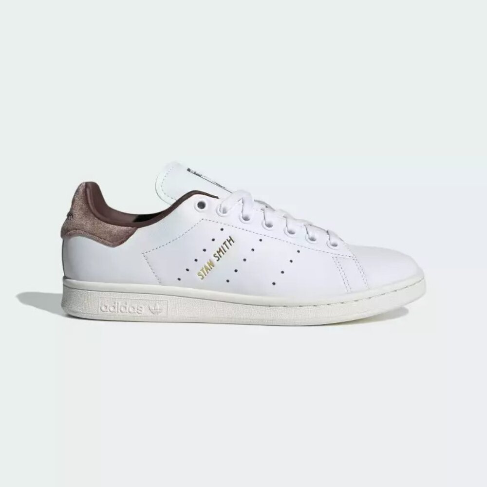 NWT Adidas Originals Stan Smith Women's Shoes - White/Brown Velvet - IF7003